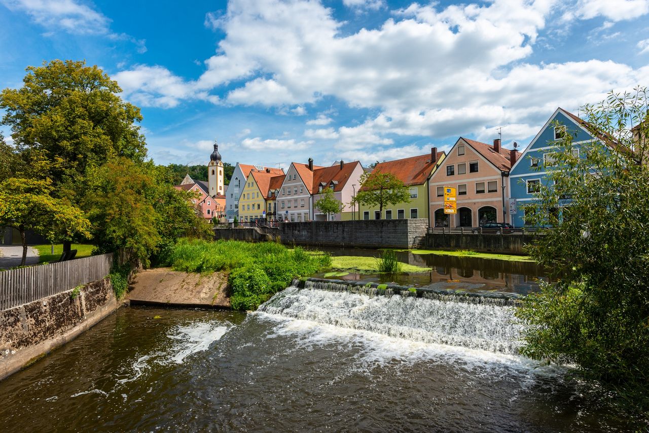Blick auf Schwandorf in der Oberpfalz Blick auf Schwandorf in der Oberpfalz