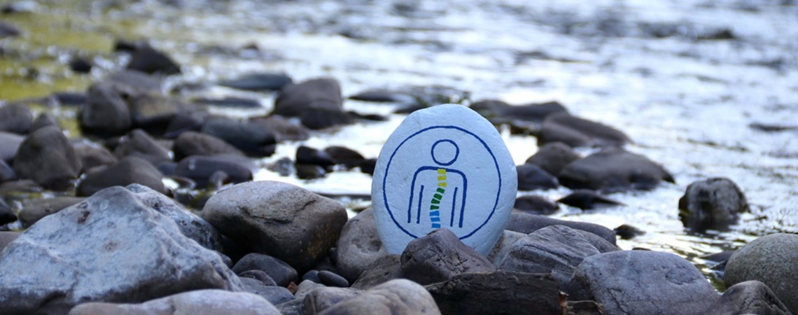 Logo des Bundesverbands auf Stein gemalt Logo des Bundesverbands auf Stein gemalt