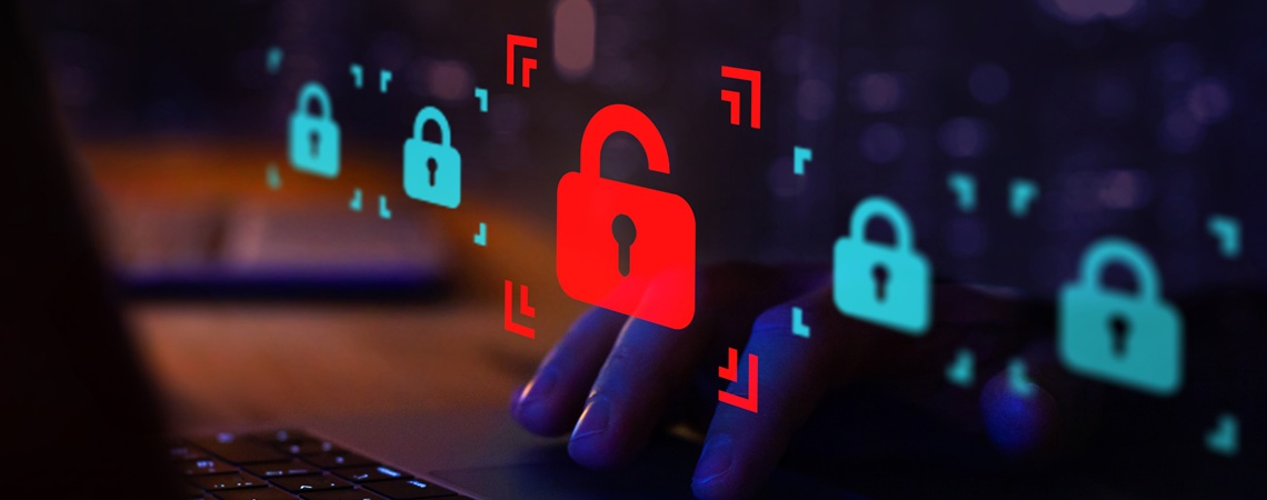 farbige Schlösser als Symbol für Datenschutz